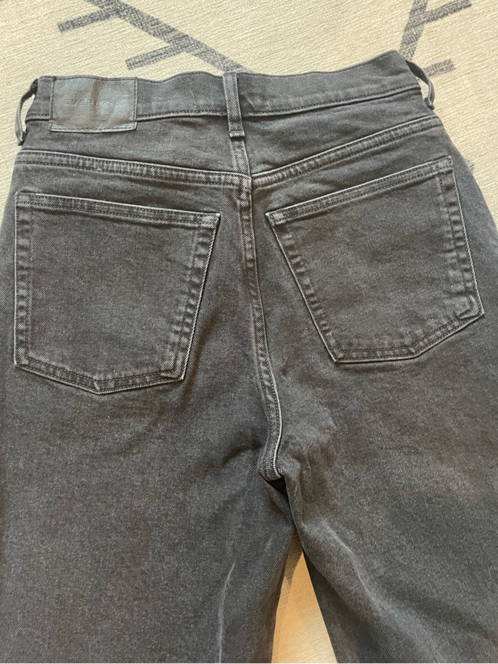 Everlane The Way-High Sailor Jean Washed Black 25L - Picture 7 of 8